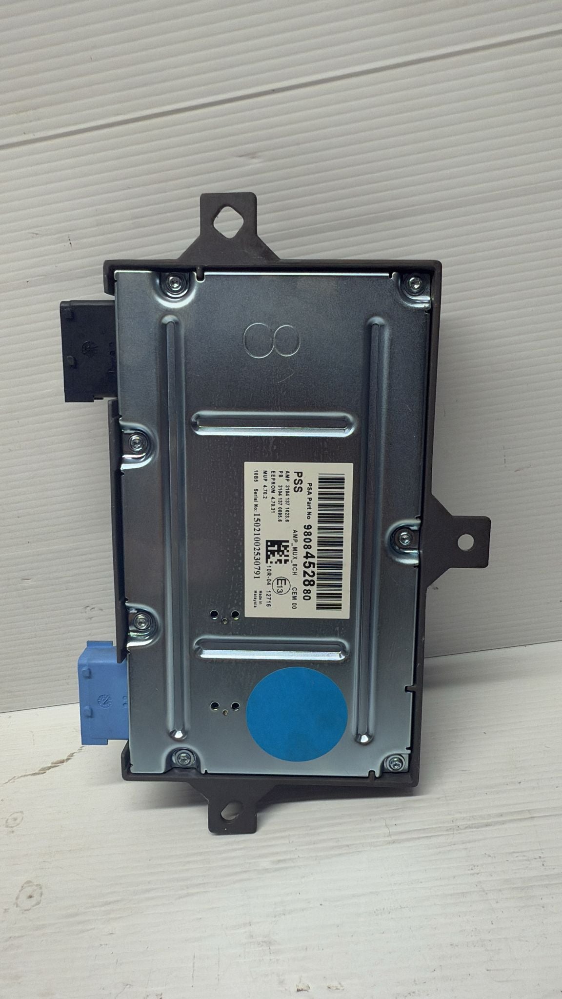 CENTRALINA SUBWOOFER AUDIO PEUGEOT 308 2015 CODICE:9808452880