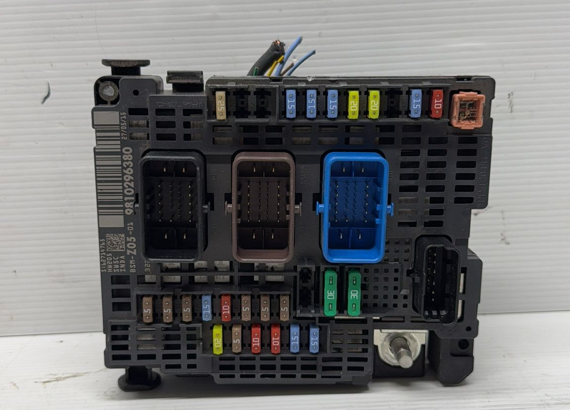 SCATOLA DEI FUSIBILI PEUGEOT 308 2015 CODICE:9810296380