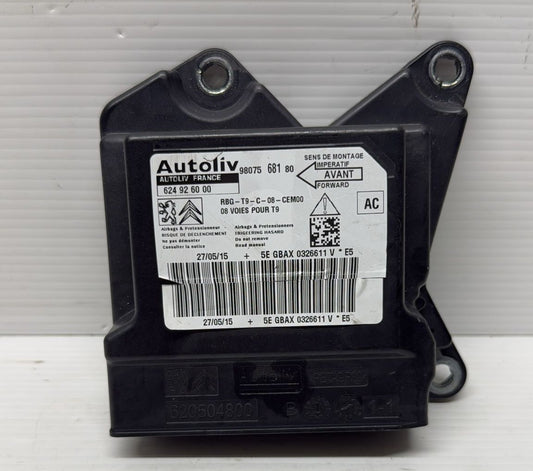 CENTRALINA AIRBAG PEUGEOT 308 2015 CODICE:624926000