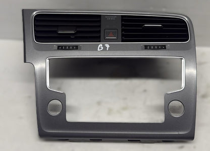 MASCHERINA AUTORADIO VOLKSWAGEN GOLF VII * BOCCHETTE (2012 AL 2018)