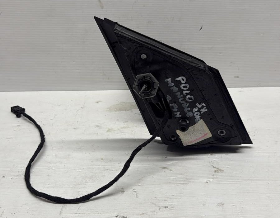 SPECCHIETTO RETROVISORE MANUALE SINISTRO VOLKSWAGEN POLO 2010 2 PIN