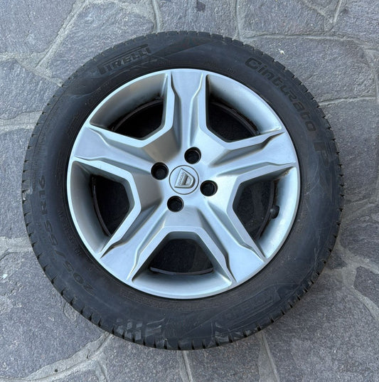 CERCHIO IN FERRO DACIA SANDERO 2022 205/55/R16 91V GOMMA PIRELLI