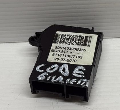 CENTRALINA CODE ALFA ROMEO GIULIETTA 2010-2020 CODICE:505140390B365