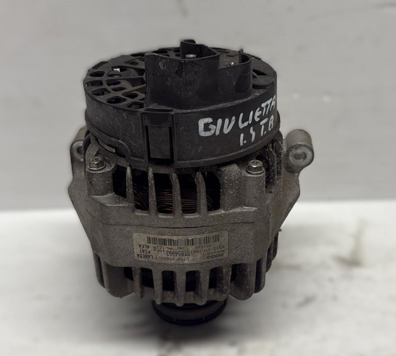 ALTERNATORE DENSO 120AH ALFA ROMEO GIULIETTA GPL 1.4 TURBO BENZINA 51854903