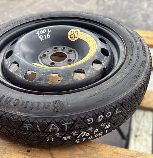 RUOTINO DI SCORTA FIAT 500L MISURA T135/70R16