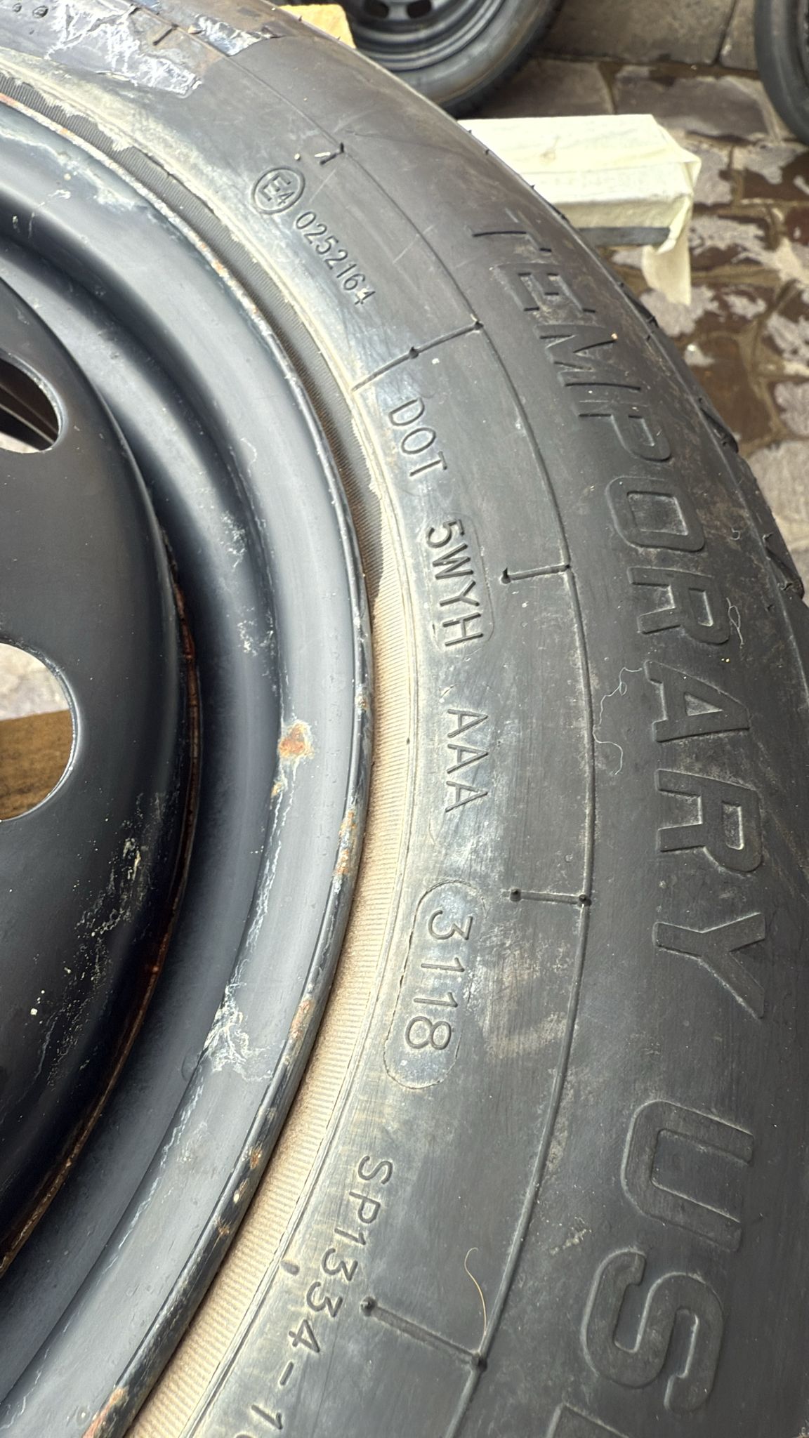 RUOTINO DI SCORTA 135\80R14 PER FIAT\LANCIA Y 4X100 57 MM