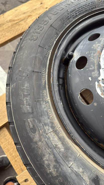 RUOTINO DI SCORTA 135\80R14 PER FIAT\LANCIA Y 4X100 57 MM