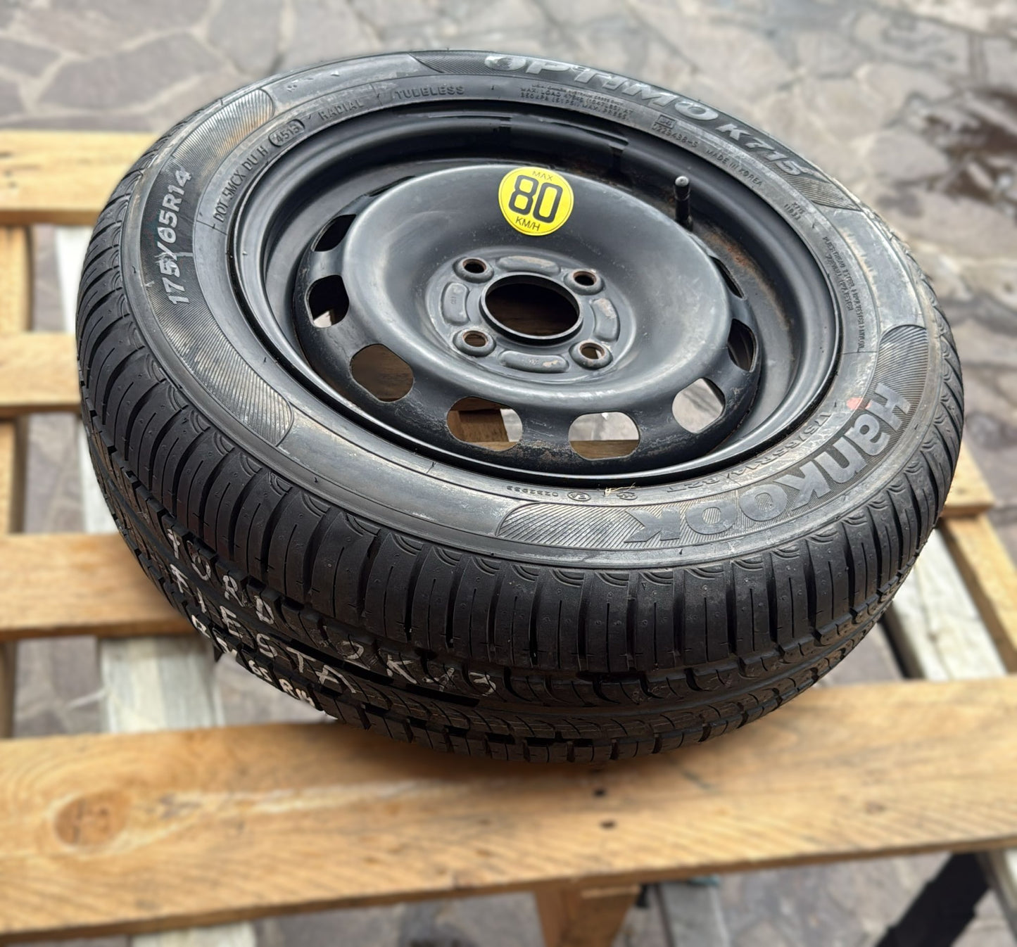 RUOTINO DI SCORTA FORD FIESTA 2008-2016 MISURA:175/65R14