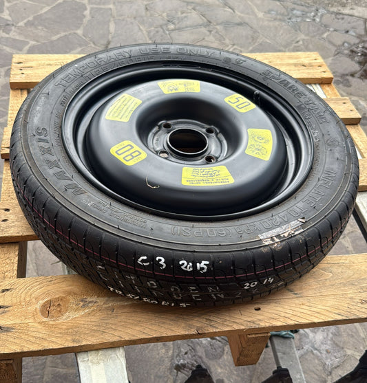 RUOTINO DI SCORTA CITROEN C3 2015 MISURA: T125/80R15