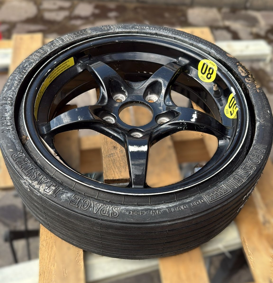 RUOTINO DI SCORTA MERCEDES SLK 2010> MISURA:165-15