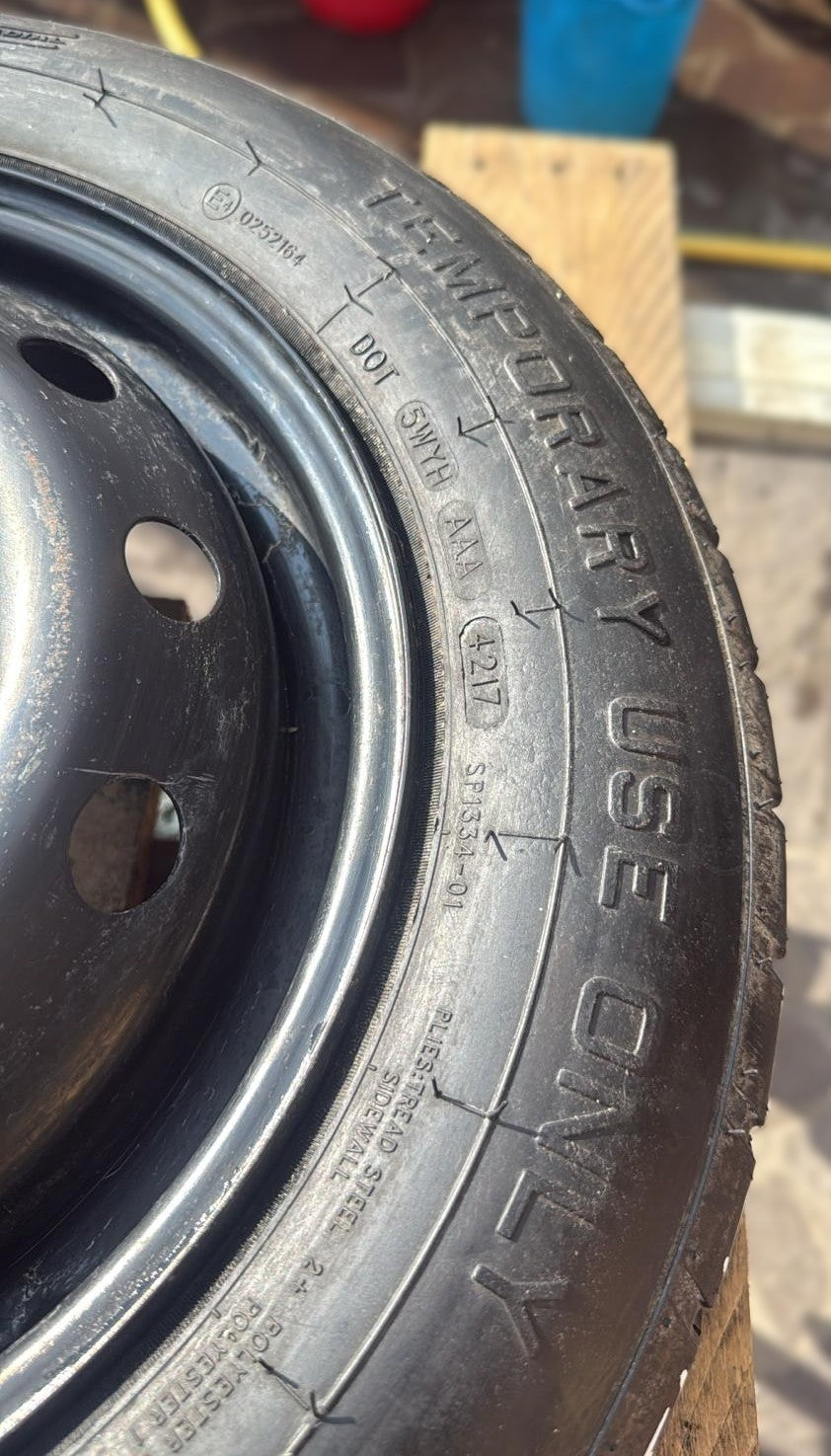 RUOTINO DI SCORTA FIAT PANDA \LANCIA YPSILON 2013> MISURA:S135/80R14