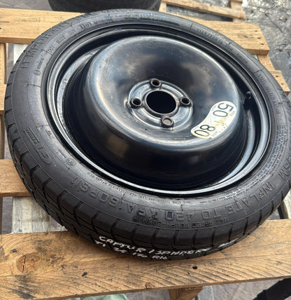 RUOTINO DI SCORTA RENAULT CAPTUR\DACIA SANDERO 2015> MISURA:T125\70R16