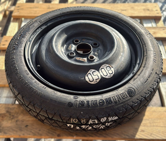 RUOTINO DI SCORTA TOYOTA AYGO\CITROEN C1\PEUGEOT 108 MISURA:T125\70R15