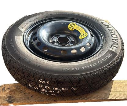 RUOTINO DI SCORTA FIAT 500X\JEEP RENEGADE 2023 MISURA:T145/90R16 5 FORI