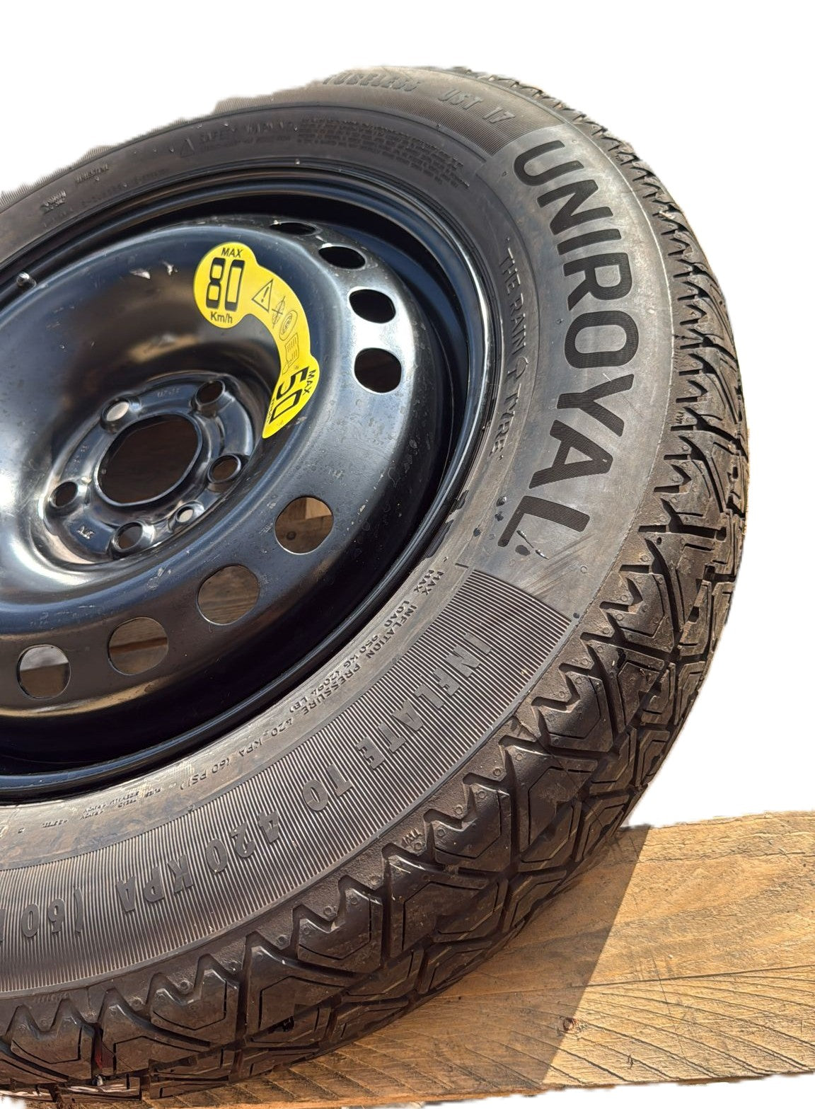 RUOTINO DI SCORTA FIAT 500X\JEEP RENEGADE 2023 MISURA:T145/90R16 5 FORI