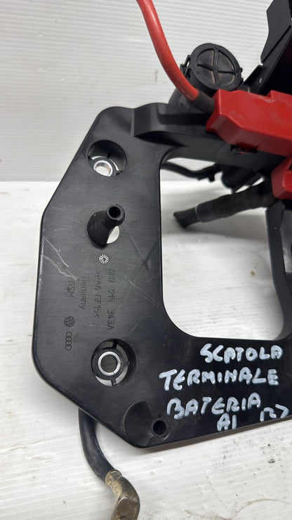 SCATOLA TERMINALE PORTABATTERIA ANTERIORE AUDI A1 2015 6C0 915 343 A