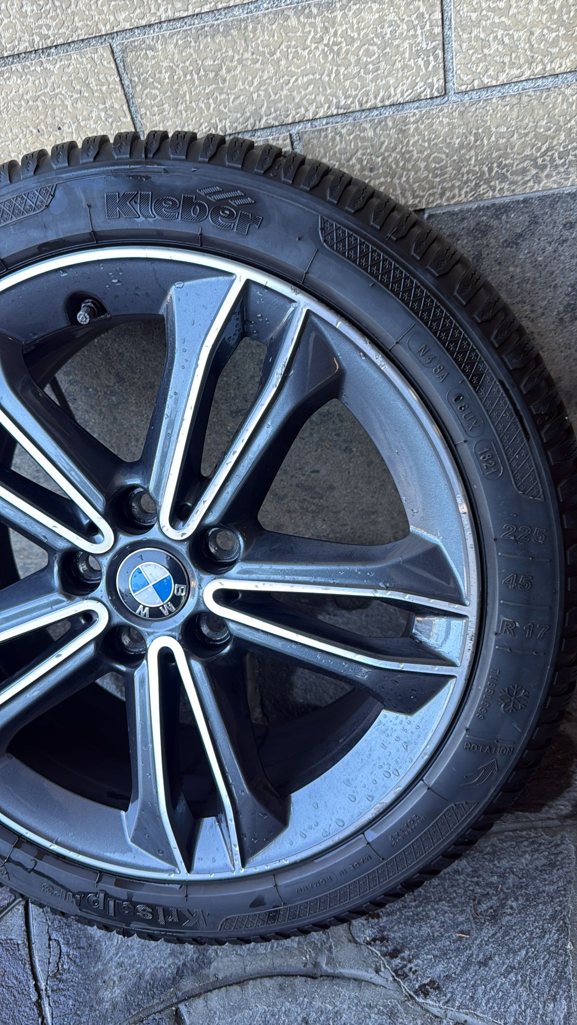 1 CERCHIO IN LEGA M+S BMW SERIE 1 (F40) 225\45R17 GOMMA:70% 2019-2024