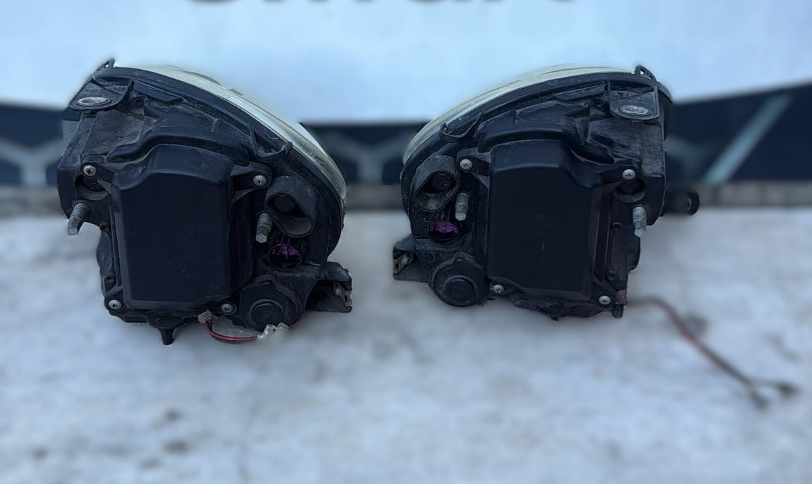 COPPIA FANALI FARI ANTERIORI XENON FIAT 500 ABARTH 2010 ORIGINALI USATI