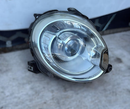FARO FANALE ANTERIORE DESTRO XENON FIAT 500 ABARTH 2010 ORIGINALE USATO