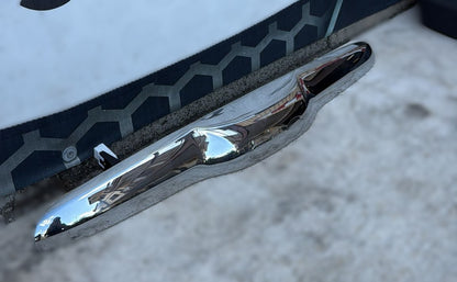 MANIGLIA PORTELLONE POSTERIORE CROMATO LUCE TARGA FIAT 500 (2007-2012)