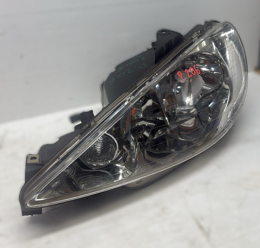 FARO FANALE ANTERIORE SINISTRO PEUGEOT 206 VAN 1.4 HDI CODICE:962866880