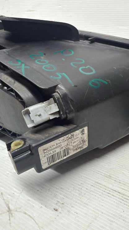 FARO FANALE ANTERIORE SINISTRO PEUGEOT 206 VAN 1.4 HDI CODICE:962866880
