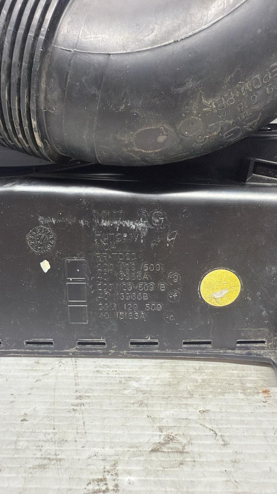 TUBO ASPIRAZIONE FILTRO ARIA VOLKSWAGEN POLO \ AUDI A1 (2020) COD:2Q0129509