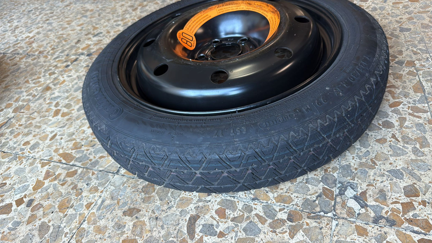 KIT COMPLETO RUOTINO DI SCORTA ALFA ROMEO GIULIETTA(2011>) T125\80R17