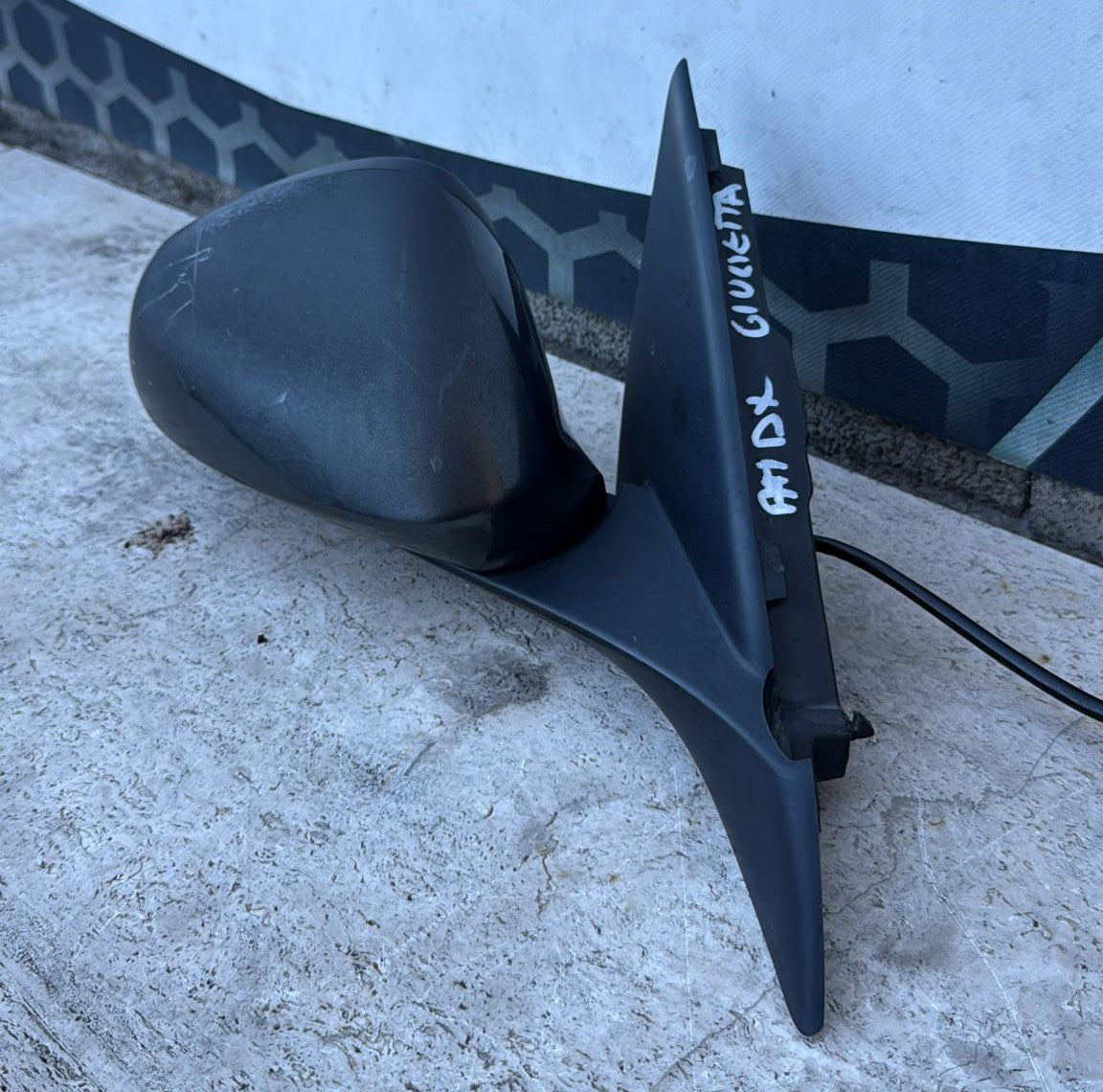 SPECCHIETTO RETROVISORE DESTRO ALFA ROMEO GIULIETTA(2012) 9 PIN (2 SPINOTTI)