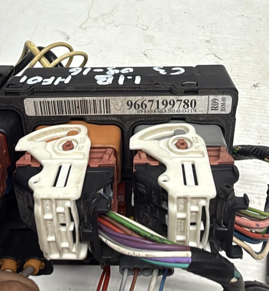 CENTRALINA FUSIBILI CITROEN C3 (2009-2016) 1.1 BENZINA  COD:HF01 9667199780