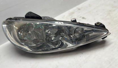 FARO FANALE ANTERIORE DESTRO PEUGEOT 206(1998-2012) COD:9628666780