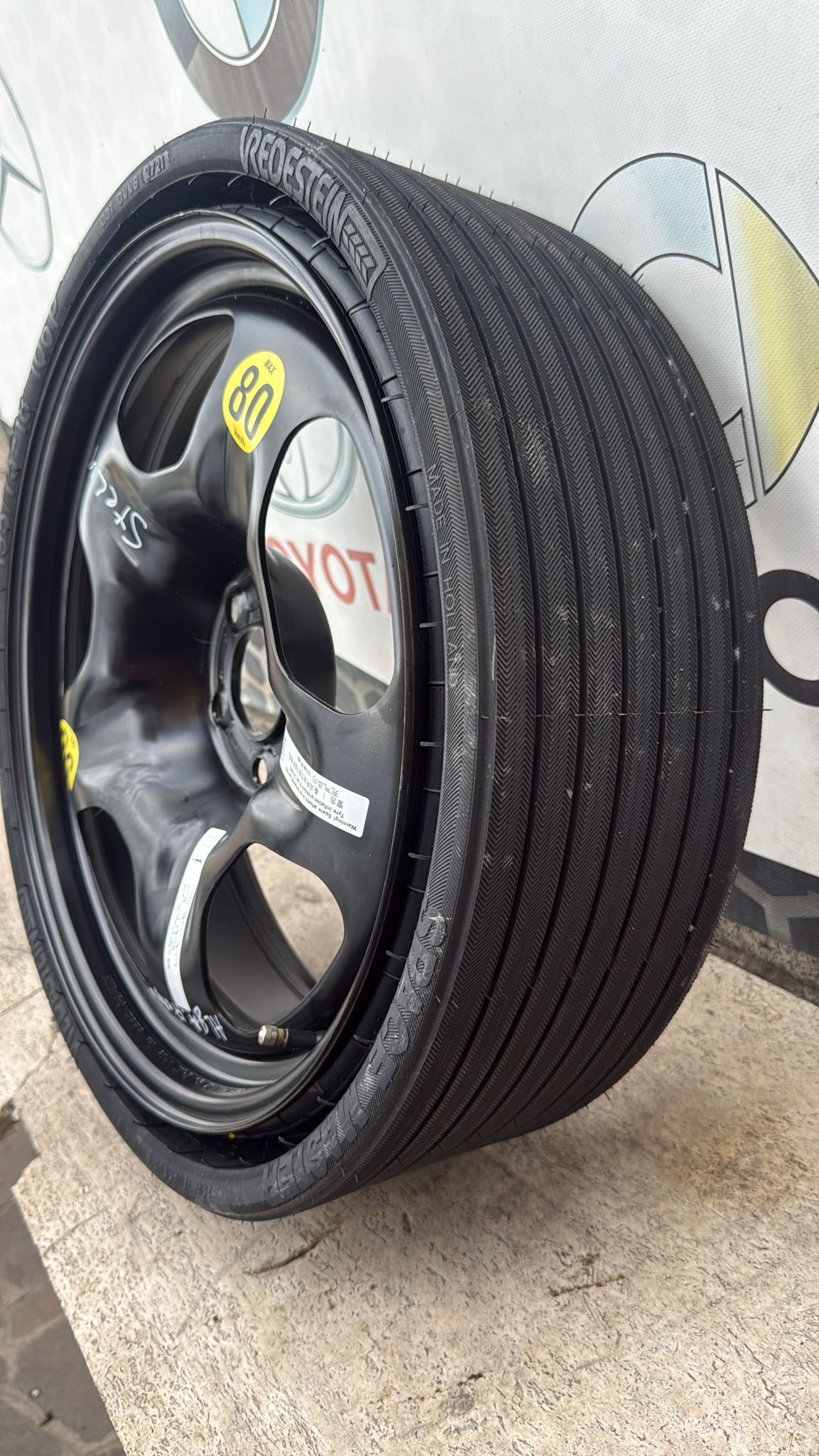 RUOTINO DI SCORTA GONFIABILE ALFA ROMEO STELVIO 195\75\18 COD: 6.00BX18H2