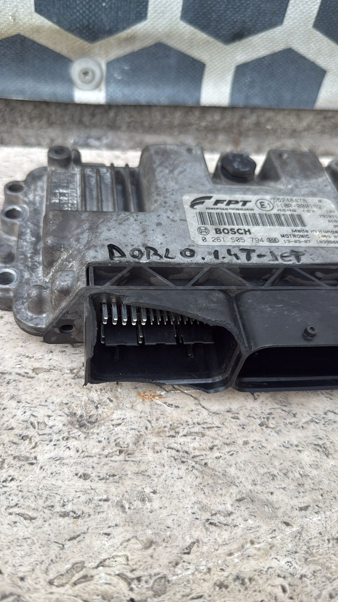 CENTRALINA BOSCH ECU MOTORE FIAT DOBLO 2011 1.4 T-JET (BENZINA) 55248478