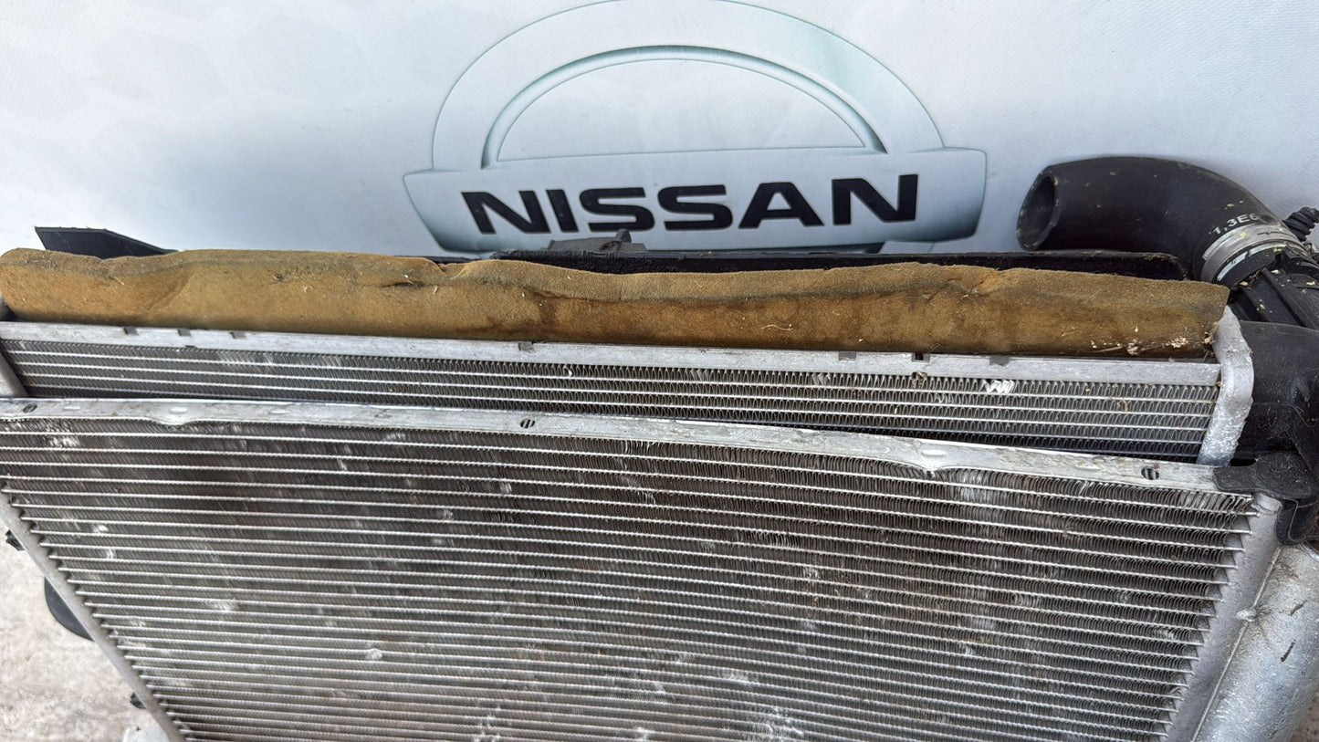 GRUPPO VENTOLA RADIATORE ACQUA CONDENSATORE FIAT 500 1.3 M-JET 95 CV