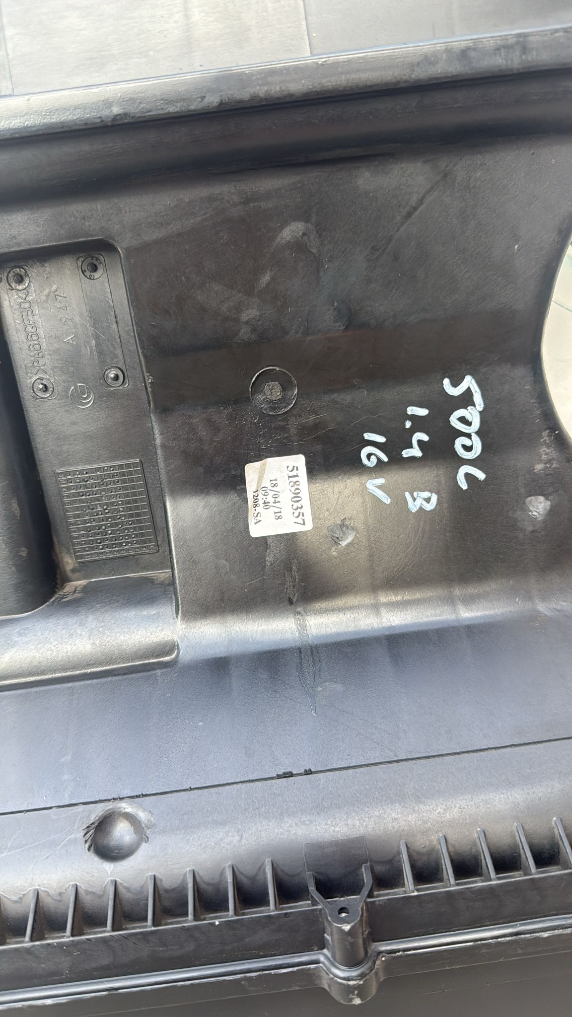 SCATOLA COMPLETA FILTRO ARIA ORIGINALE FIAT 500L\TIPO 1.4 B 95 CV COD:51890357