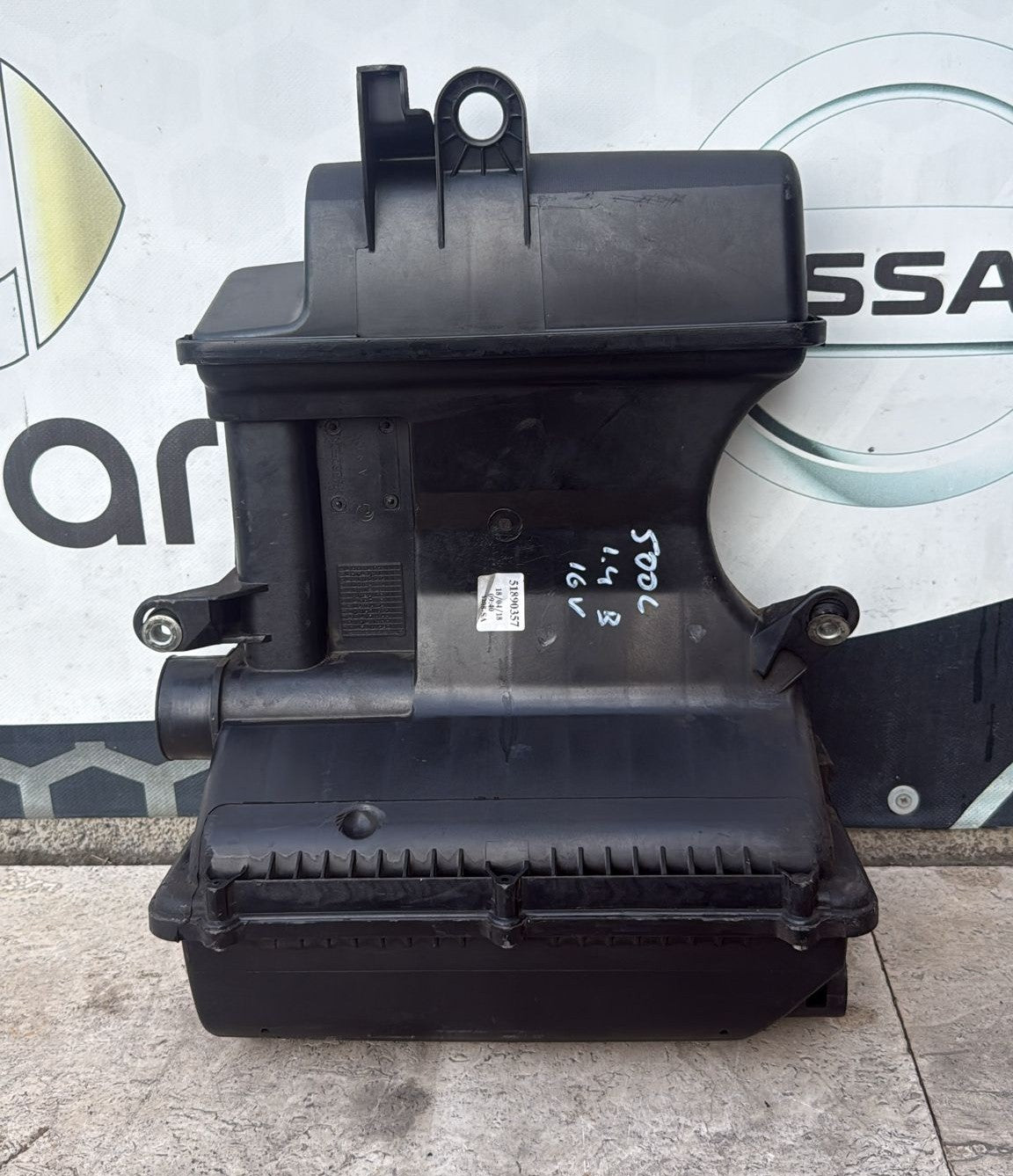 SCATOLA COMPLETA FILTRO ARIA ORIGINALE FIAT 500L\TIPO 1.4 B 95 CV COD:51890357