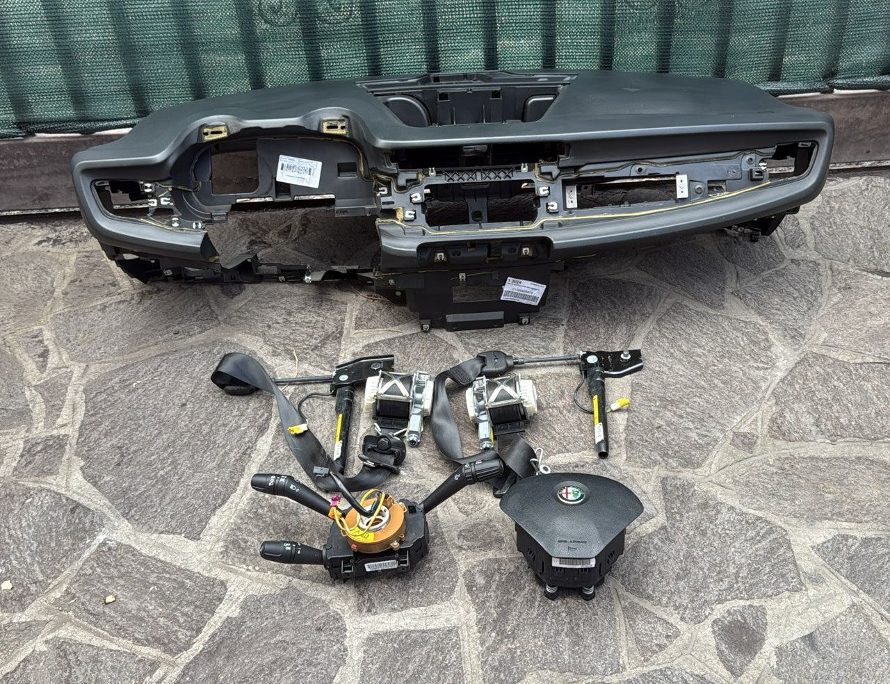 KIT AIRBAG COMPLETO ALFA ROMEO GIULIETTA 2011-2015 CODICE:156098987