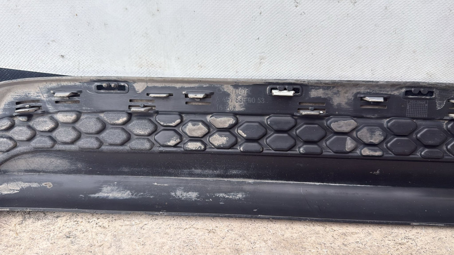 GRIGLIA POSTERIORE \ SPOILER \ COPRI MARMITTA SMART FORTWO 451 A4518850053