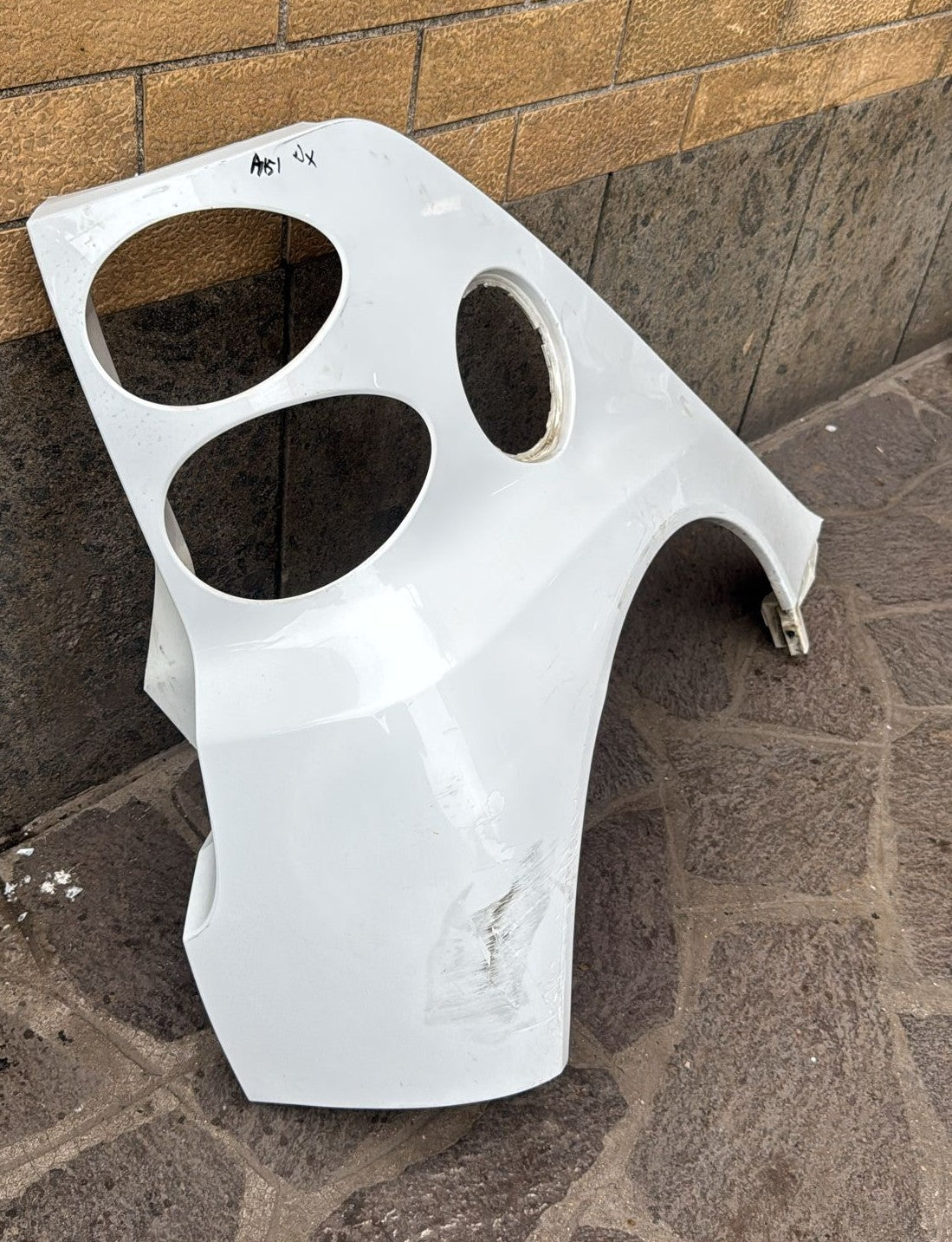 PARAFANGO POSTERIORE DESTRO BIANCO SMART 451 2009-2015 COD: A4518820201