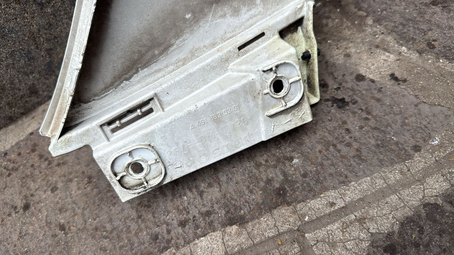 PARAFANGO POSTERIORE DESTRO BIANCO SMART 451 2009-2015 COD: A4518820201