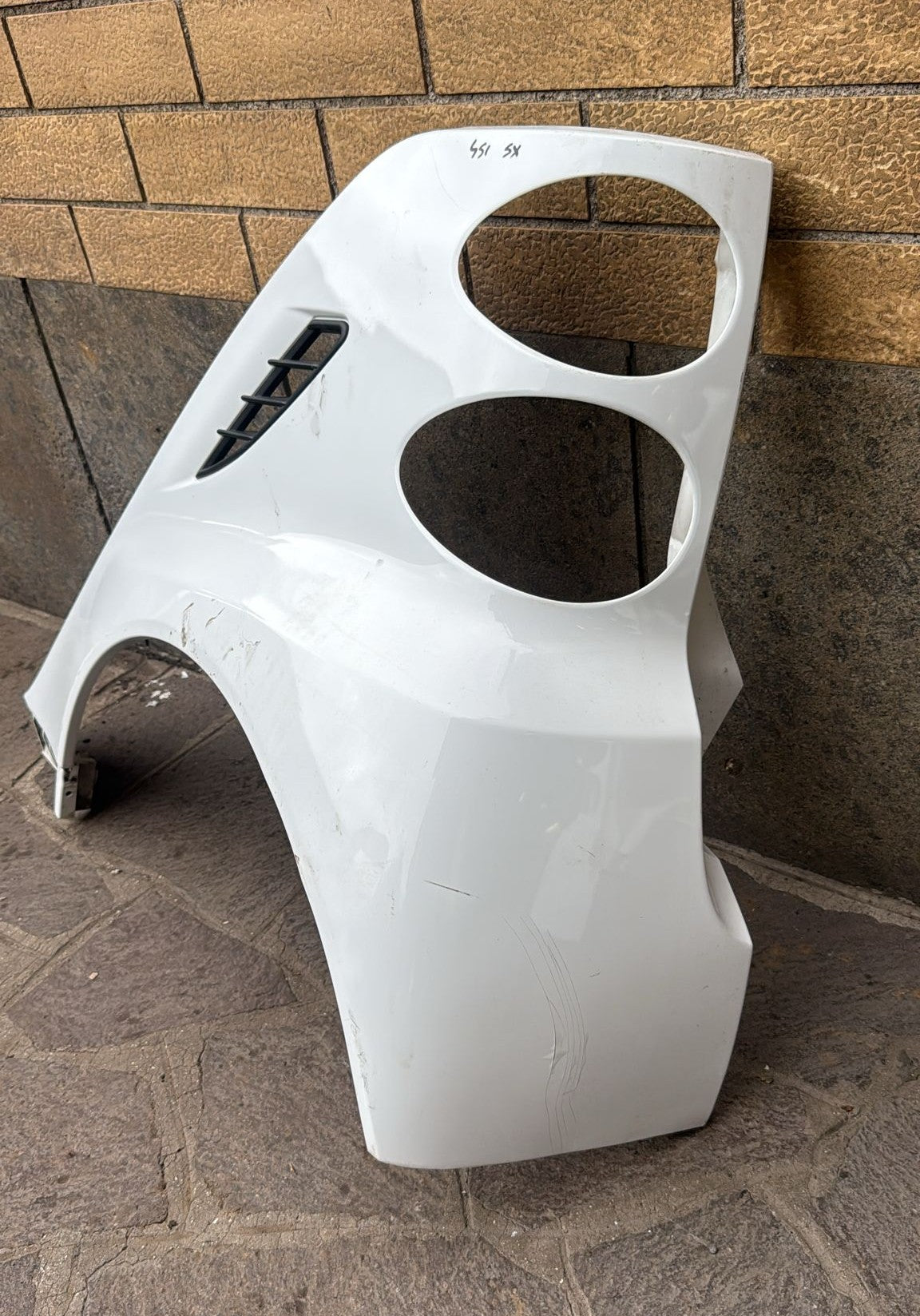 PARAFANGO POSTERIORE SINISTRO BIANCO SMART 451 2009-2015 COD: A4518820101