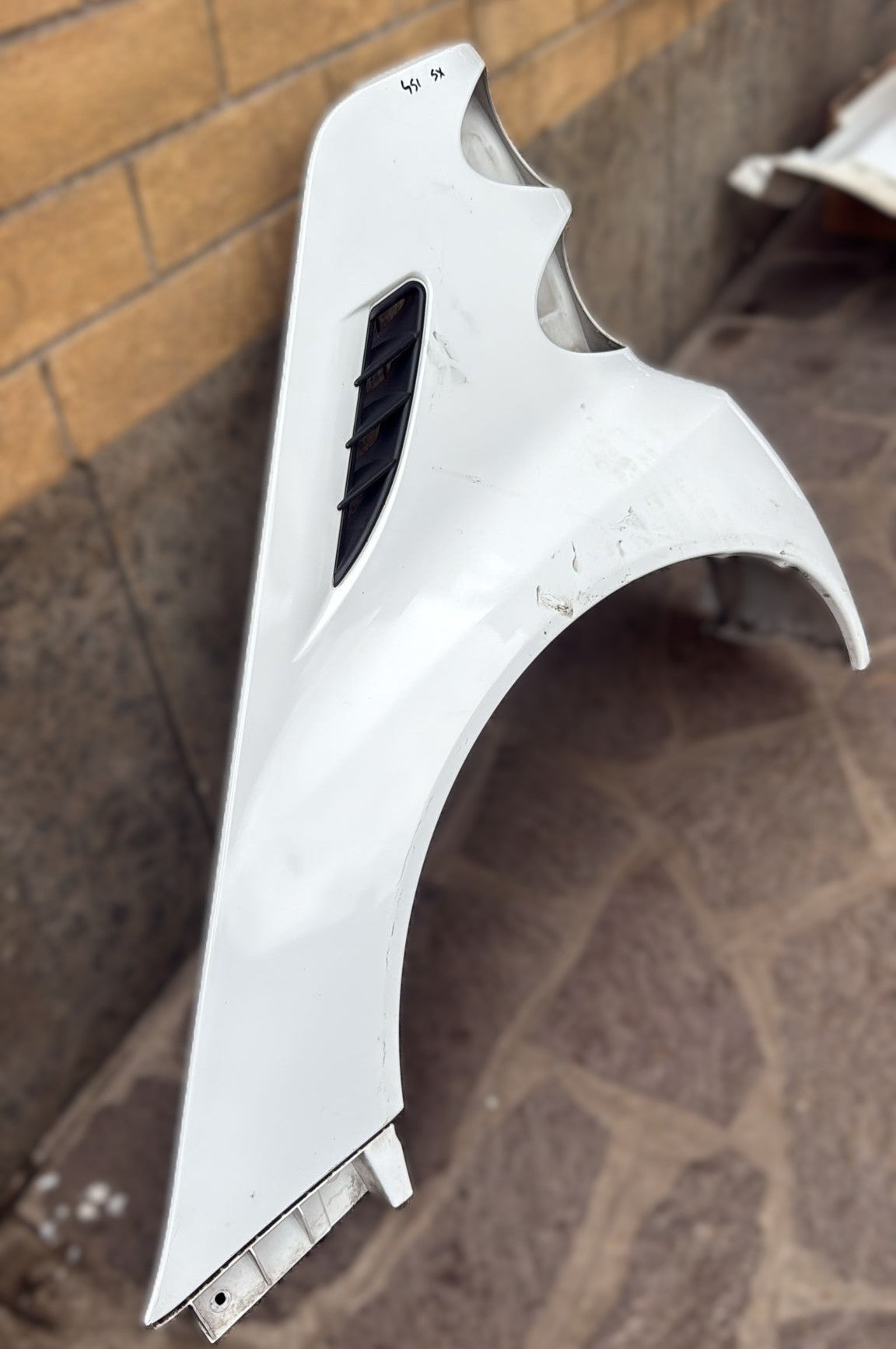 PARAFANGO POSTERIORE SINISTRO BIANCO SMART 451 2009-2015 COD: A4518820101