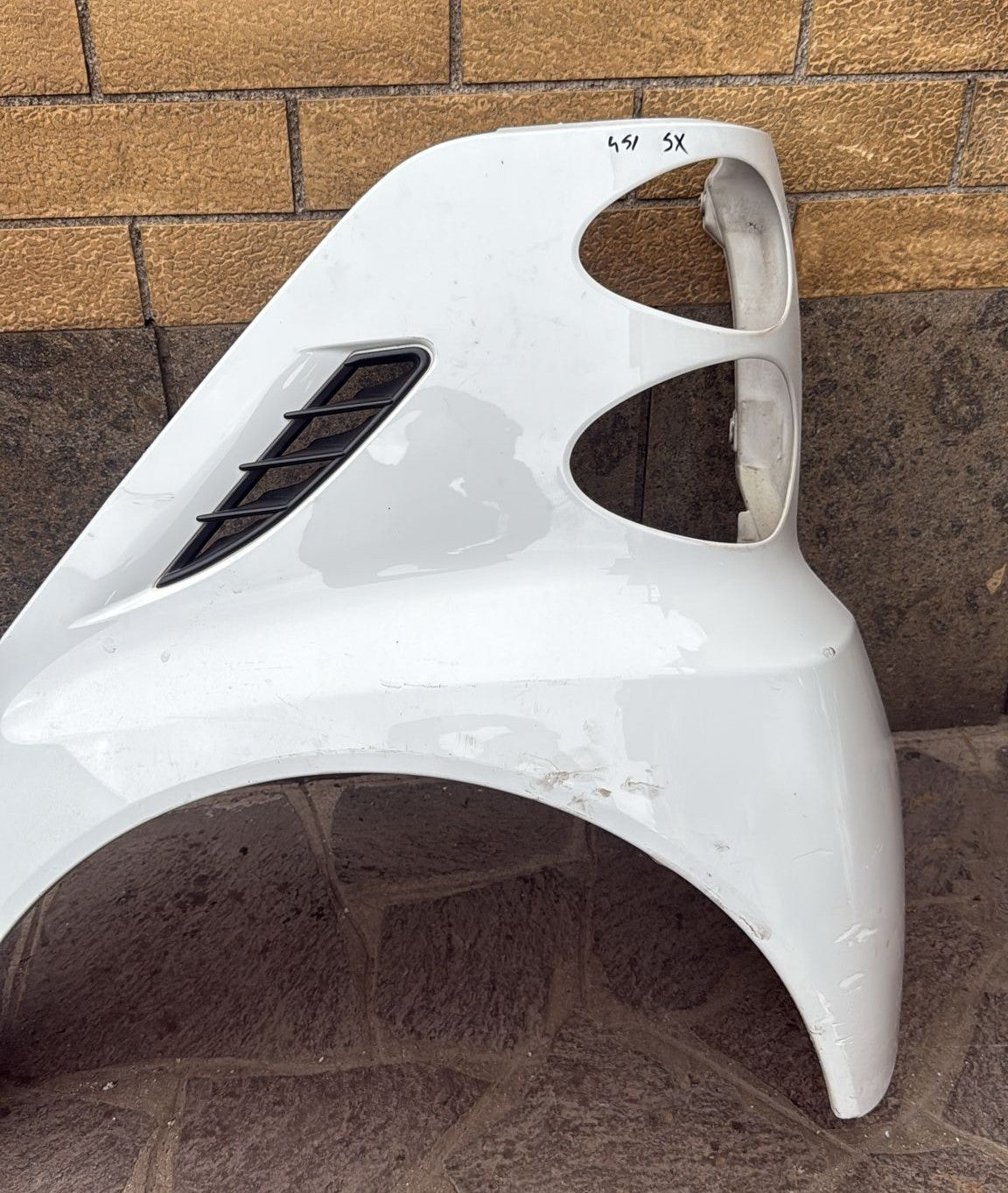 PARAFANGO POSTERIORE SINISTRO BIANCO SMART 451 2009-2015 COD: A4518820101 2