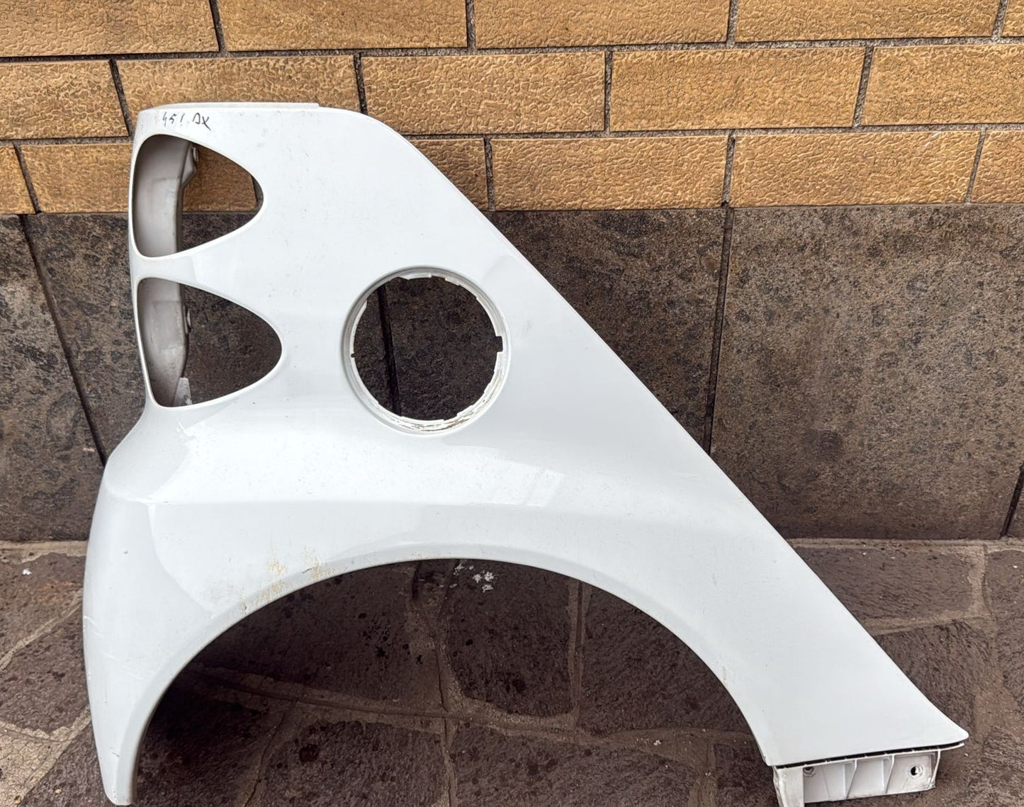 PARAFANGO POSTERIORE DESTRO BIANCO SMART 451 2009-2015 COD: A4518820201 2