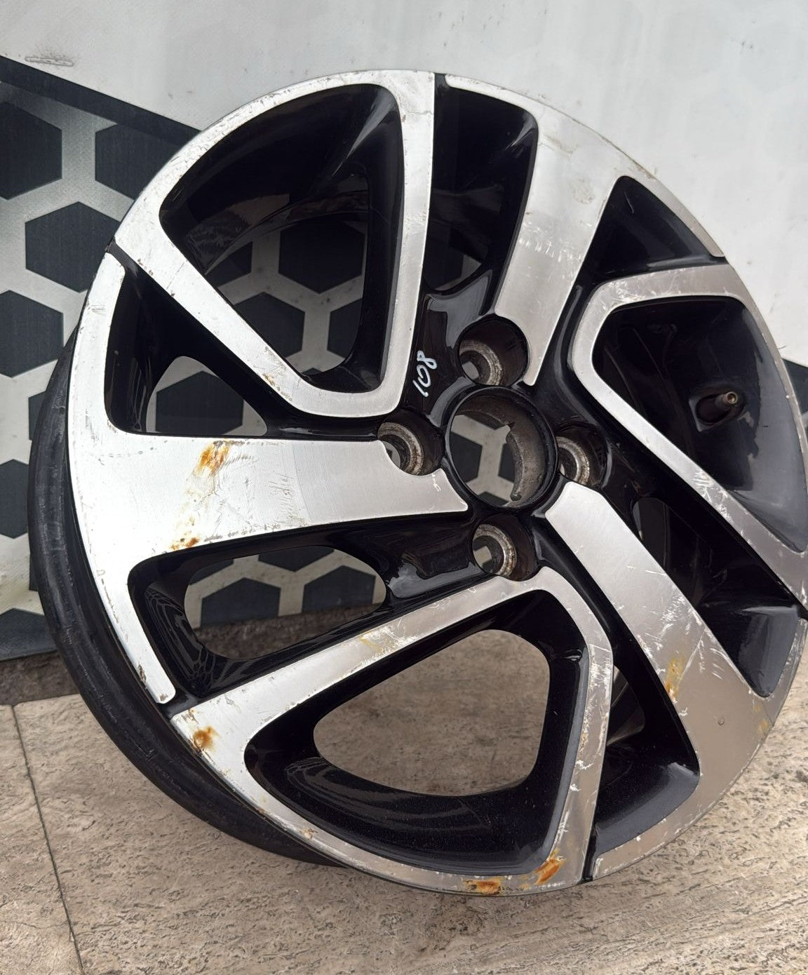 CERCHIO IN LEGA PEUGEOT 108 2014-2021 4.5J X15