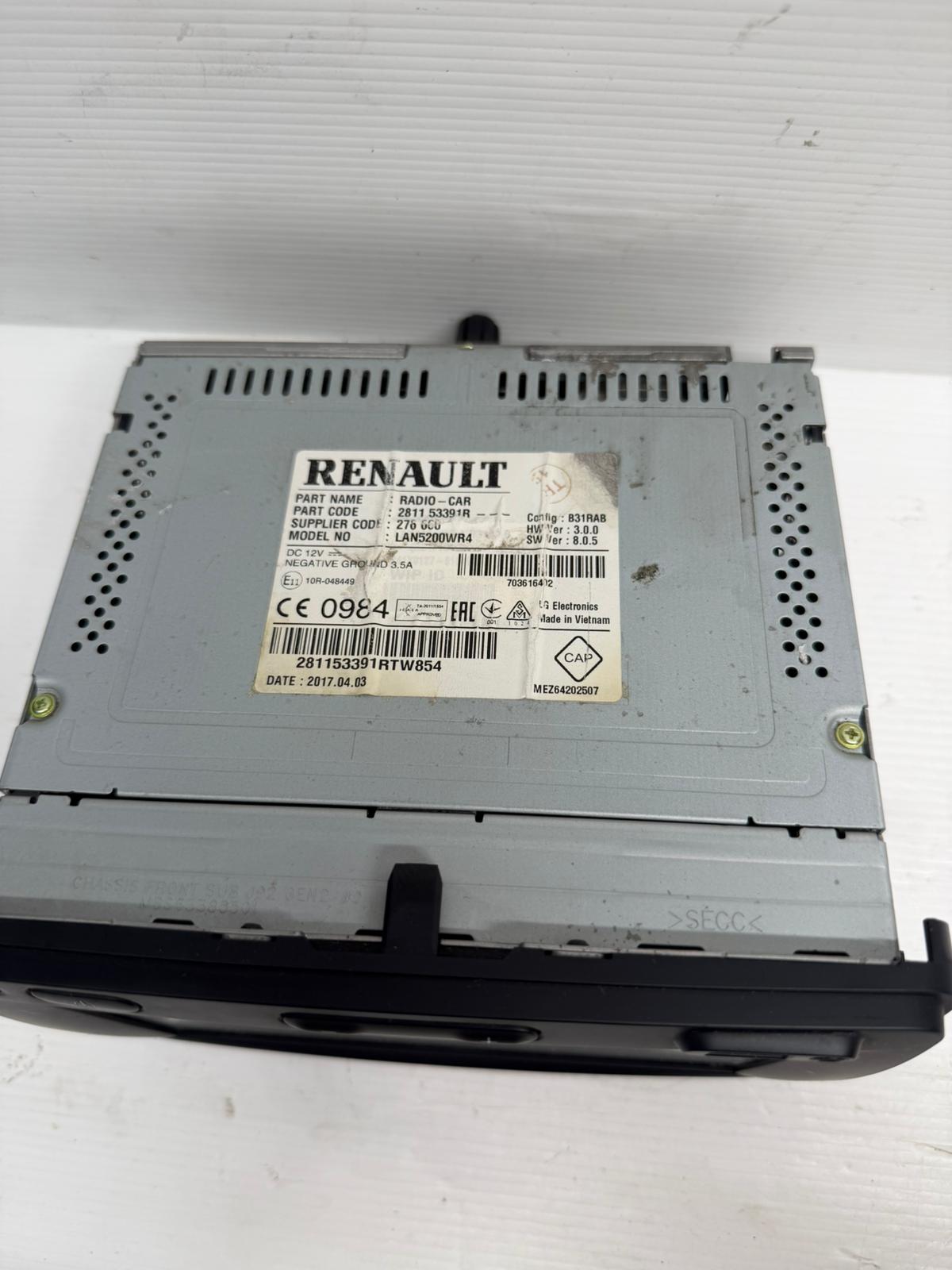 AUTORADIO DACIA LODGY/ SANDERO/ DUSTER (2010-2022) CODICE: 281158799R