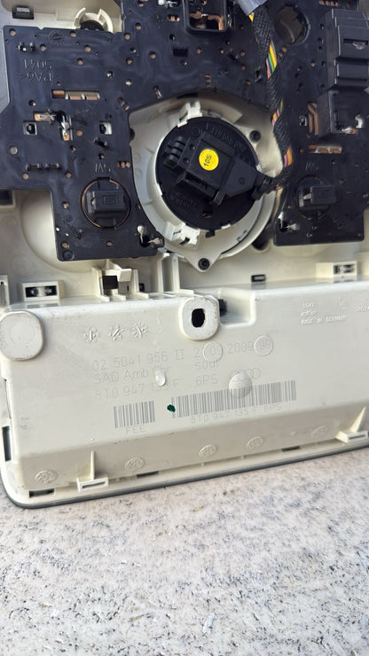 PLAFONIERA ANTERIORE INTERNA CON TETTO APRIBILE AUDI A4 2007-2011 8T0947135F