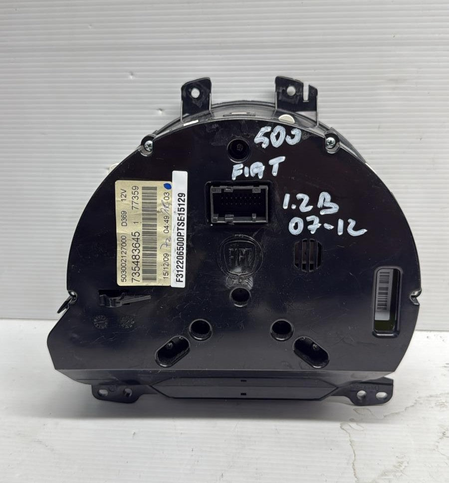 QUADRO STRUMENTI FIAT 500 1.2 BENZINA (2007-2012) COD:735483645